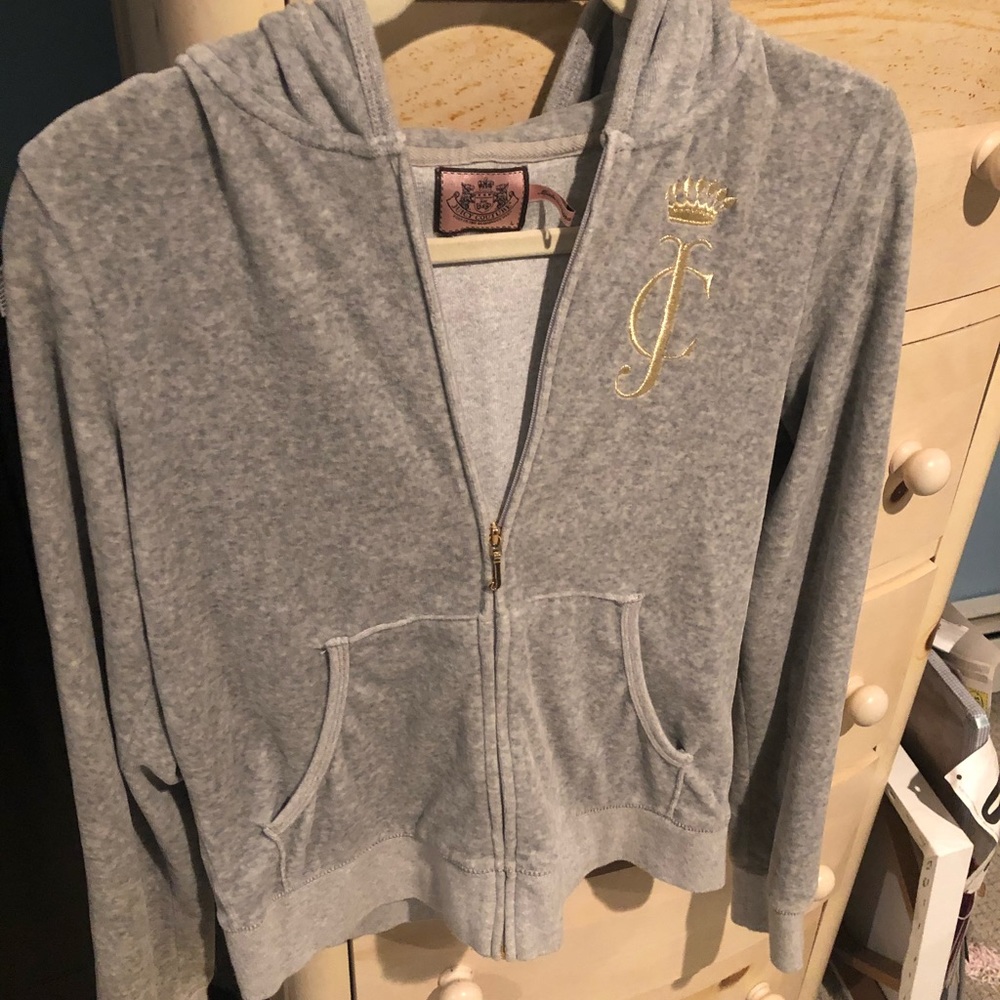 Juicy Couture velour track zip up